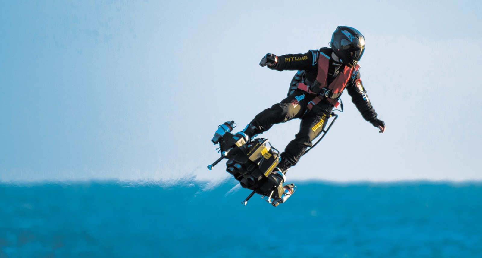 An image of Franky Zapata on a FlyboardAir