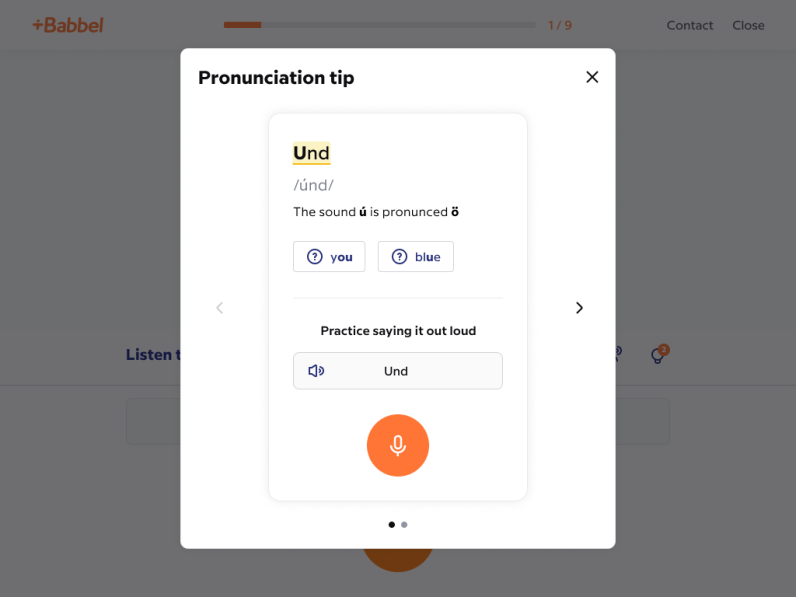 Babbel AI speech recognition tool 