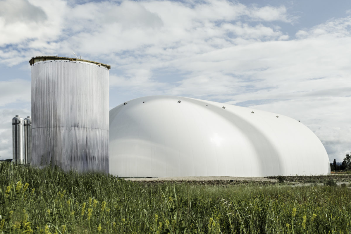 an image of Energy Dome's pilot plant in Sardinia, Italy