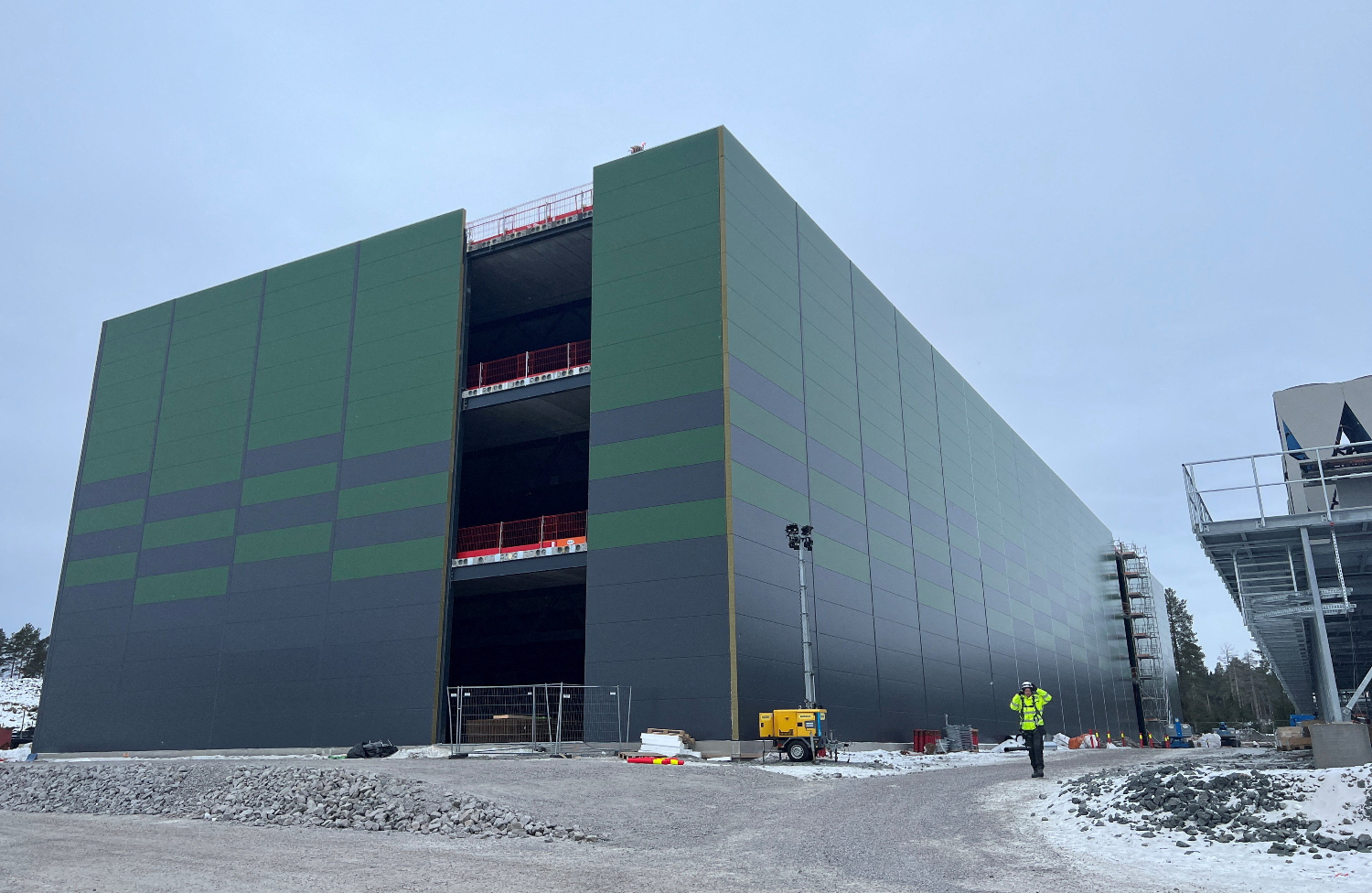 Novo data center do tiktok em construção na Noruega