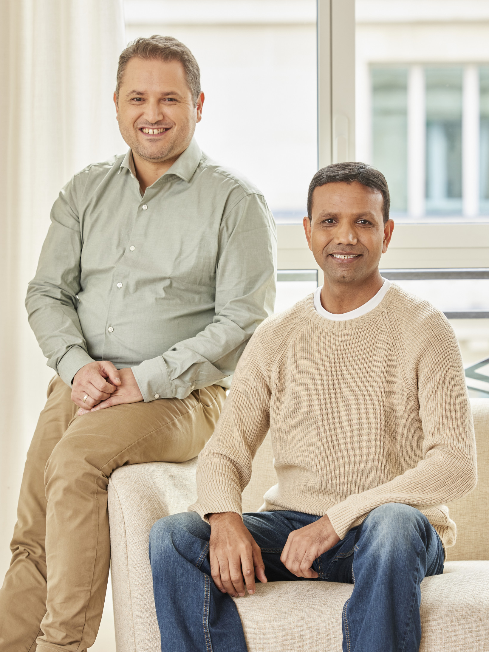 The FlexAI co-founders: CTO Dali Kilani (left) and CEO Brijesh Tripathi