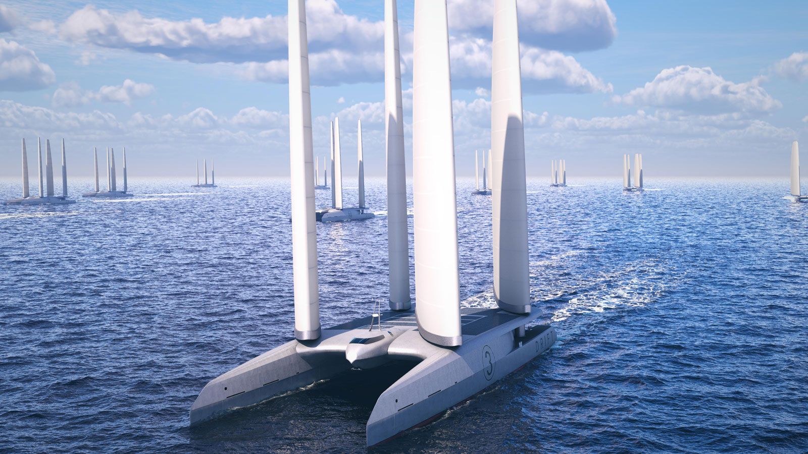 This autonomous yacht is a mobile green hydrogen factory