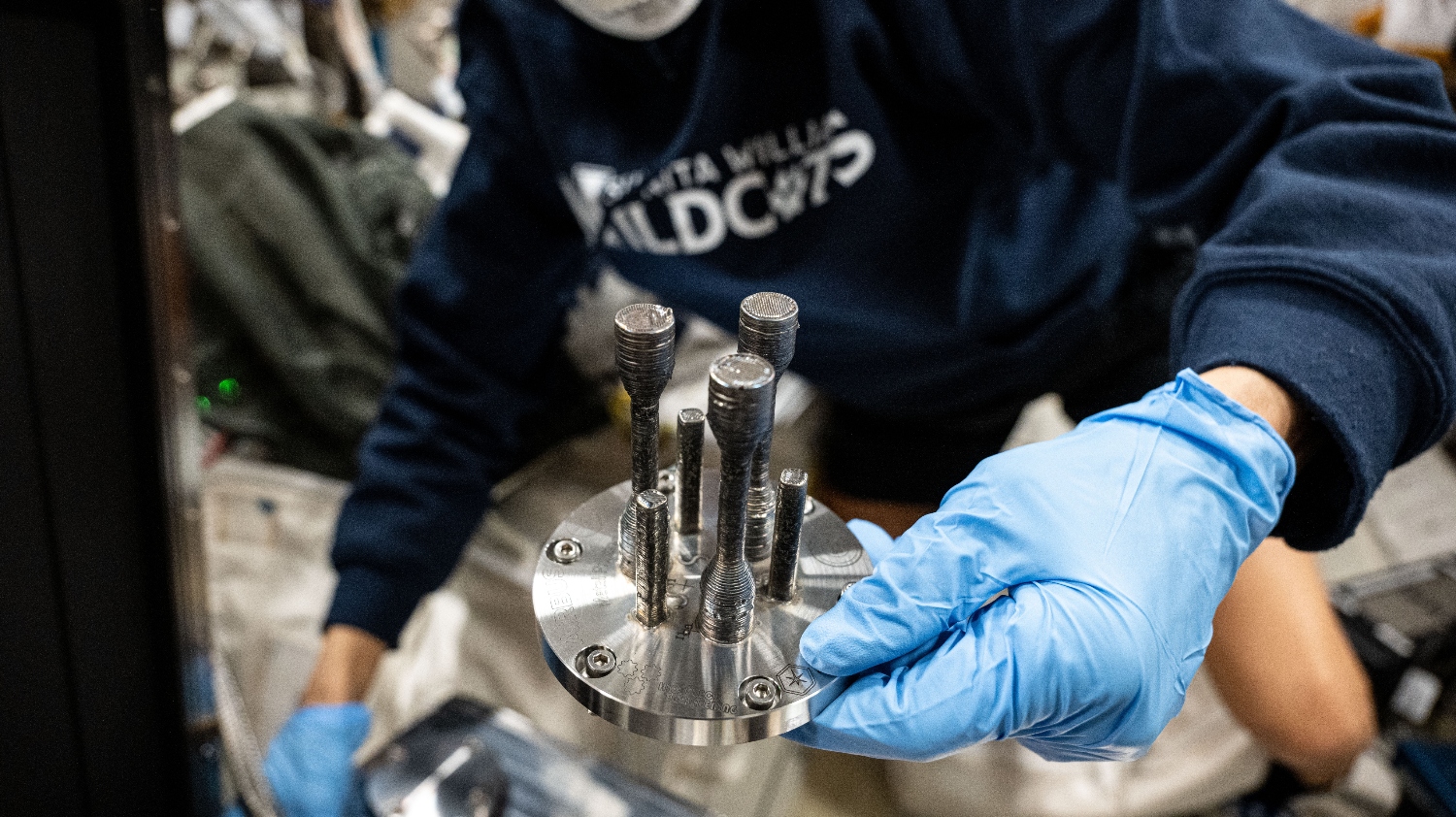 First metal part 3D-printed in space paves way for deeper cosmic missions