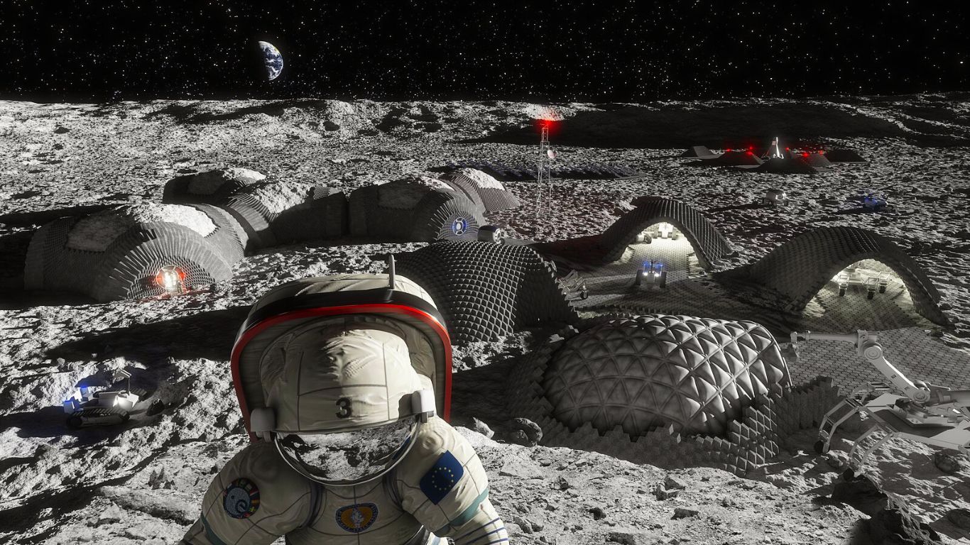 Solar panels made from moon dust could power future lunar colonies