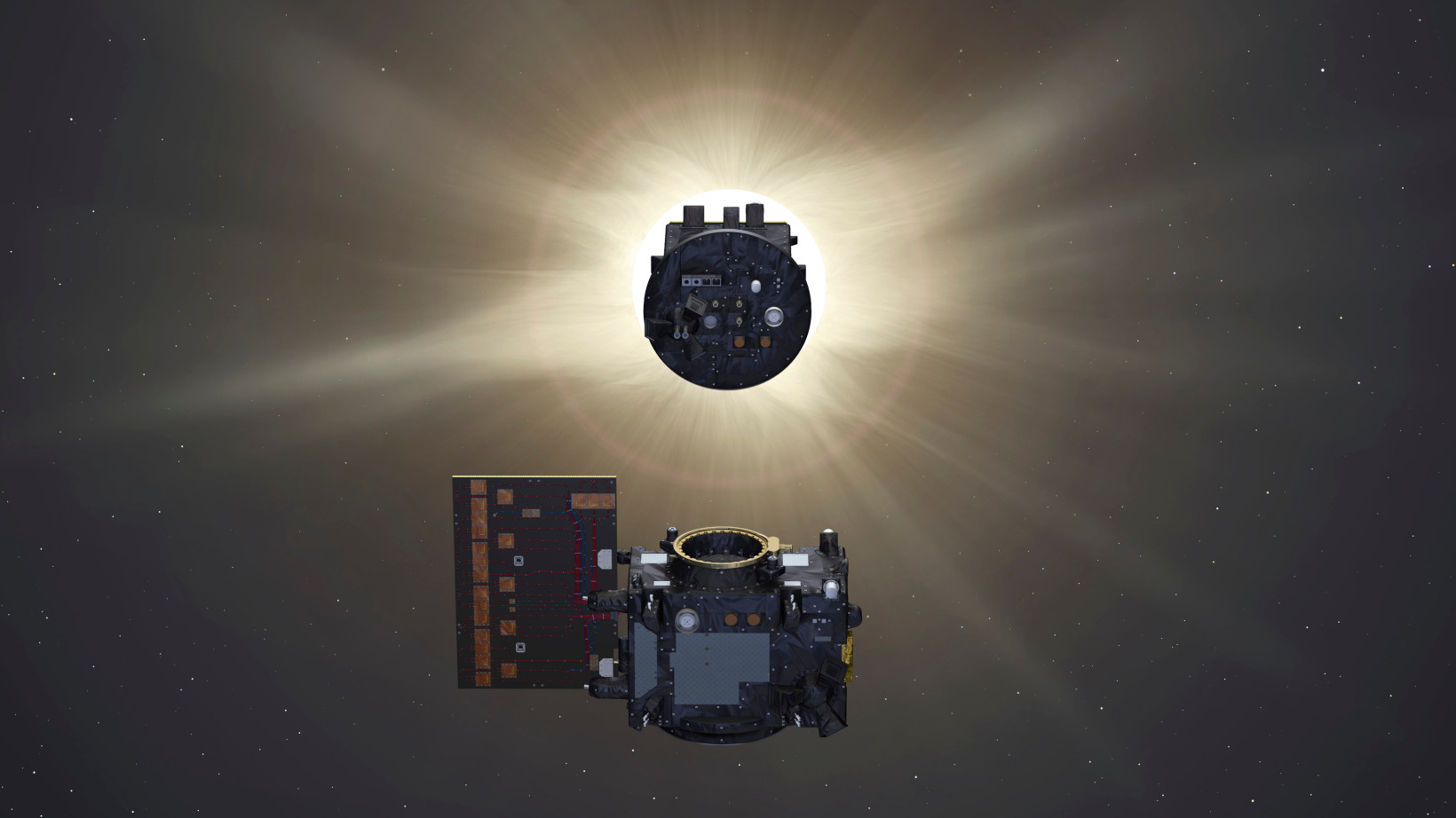 Artificial solar eclipse engineered in Europe offers new look at Sun