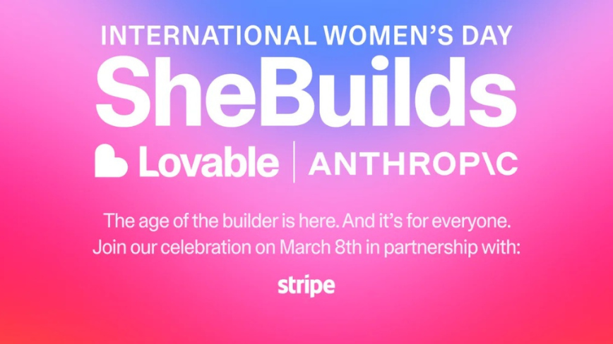 SheBuilds on Lovable’s 2026 call to create