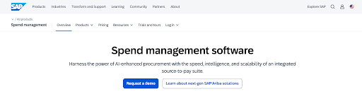 SAP-homepage